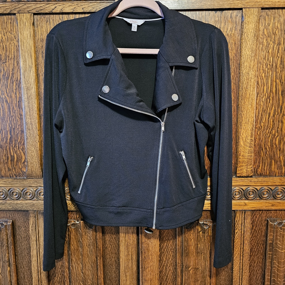 Candie's Black Moto Jacket